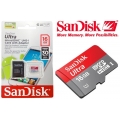 Micro SD sandisk 16GB Class 10 Ultra 80Mbps